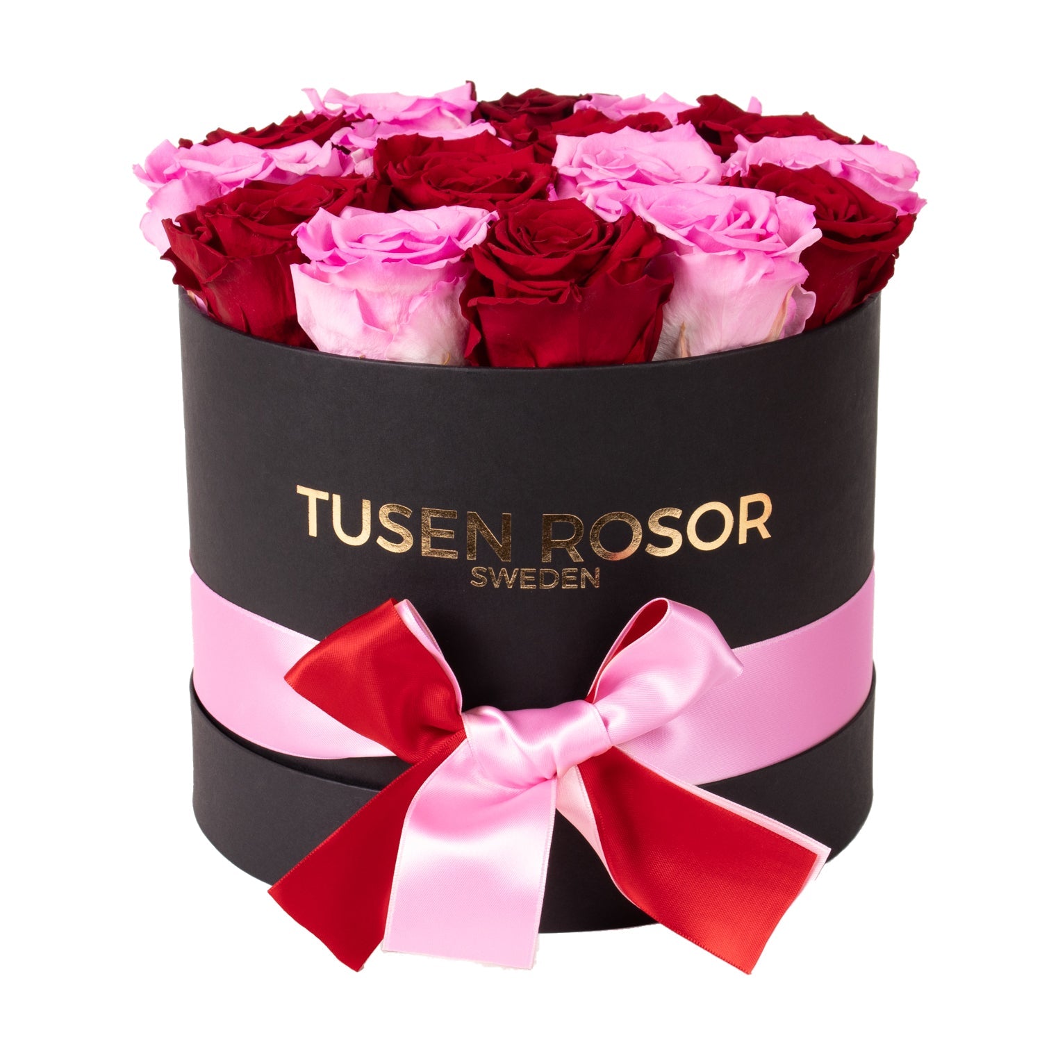 Röda & rosa evighetsrosor | Classic box