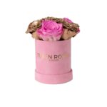 Rosa & 24k Guld evighetsrosor | Basic dome